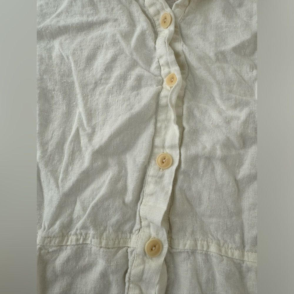 FLAX Buttondown Top - Picture 2 of 6